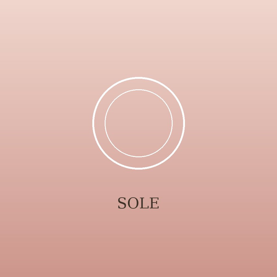 Гривна розово злато SOLE