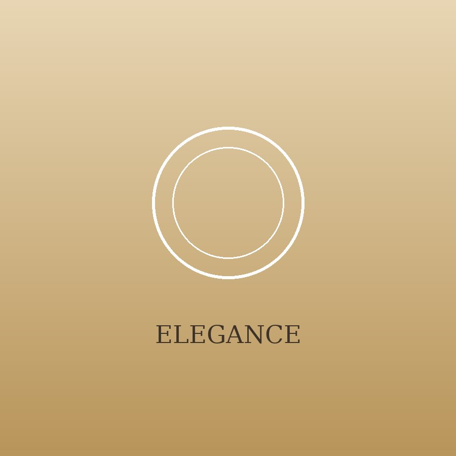 Златист комплект ELEGANCE