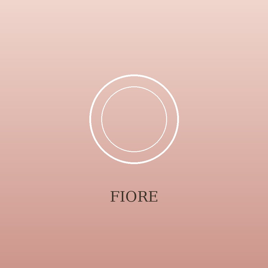 Обеци розово злато FIORE