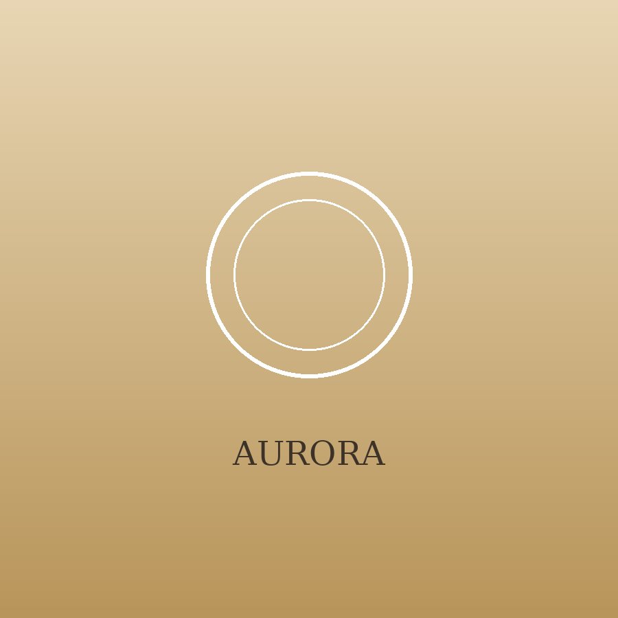Златист пръстен AURORA