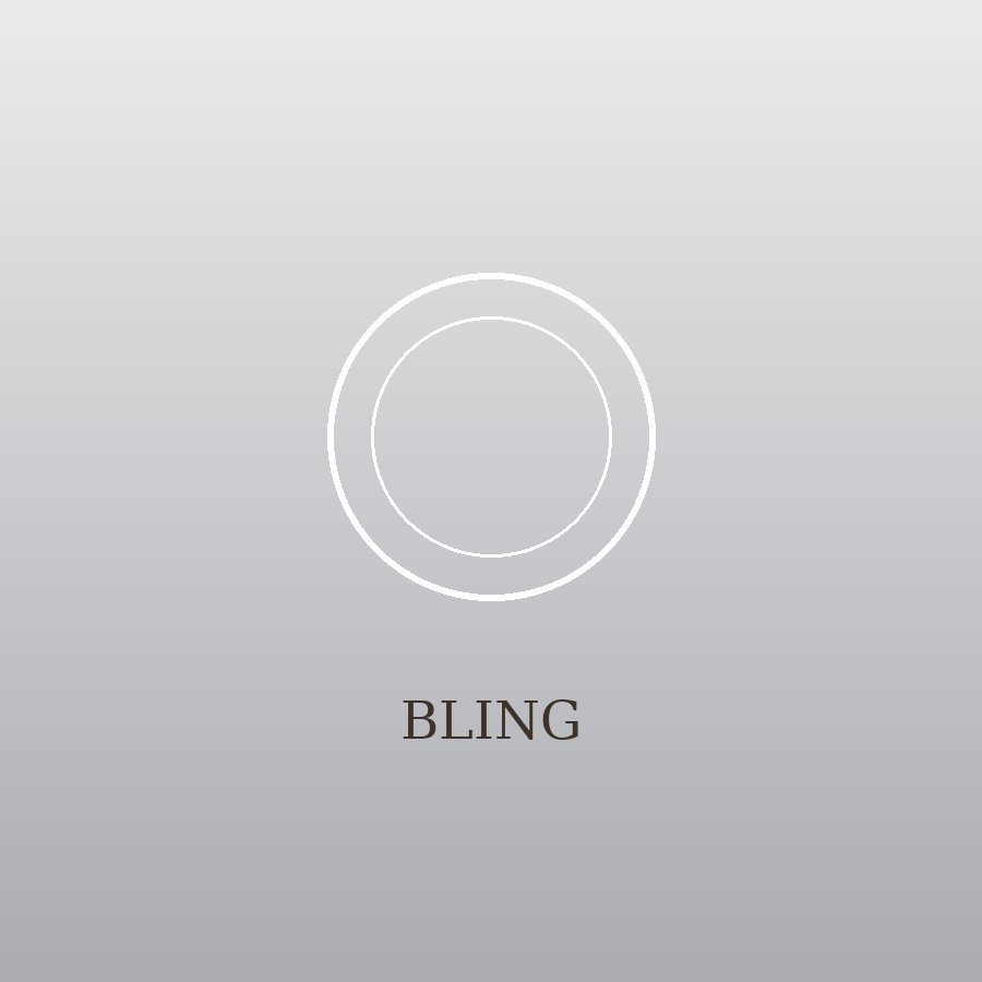 Сребрист пръстен BLING