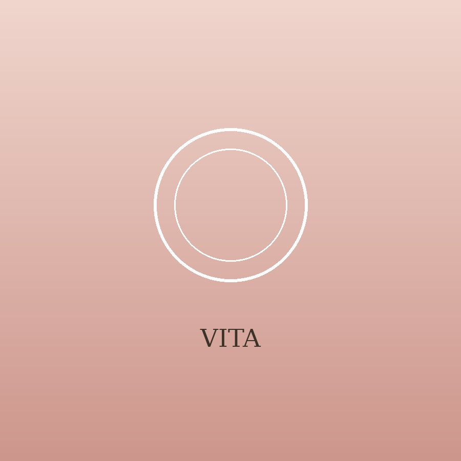 Пръстен розово злато VITA